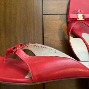 Salvatore Ferragamo pink sandals
